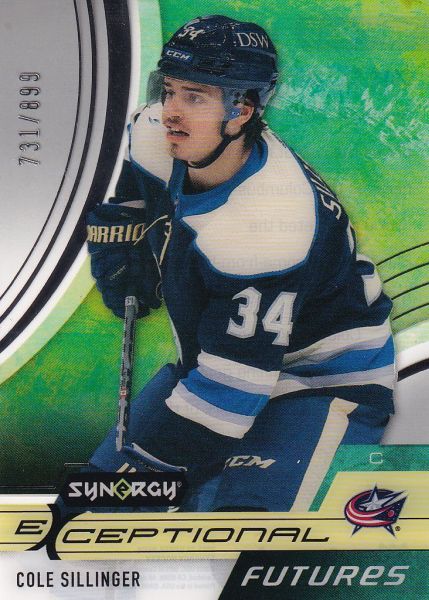 insert RC karta COLE SILLINGER 21-22 Synergy Exceptional Futures /899